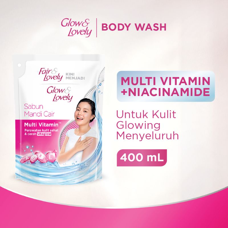 Jual FAIR & LOVELY/GLOW & LOVELY SABUN MANDI CAIR MULTIVITAMIN