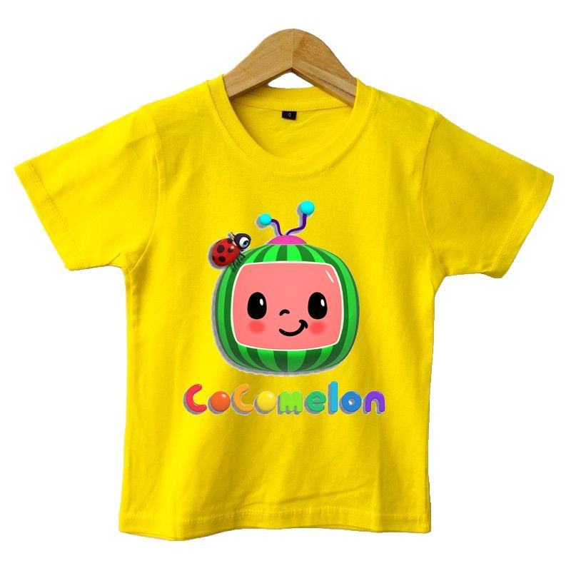 Baju kaos anak COCOMELON 10 warna PREMIUM