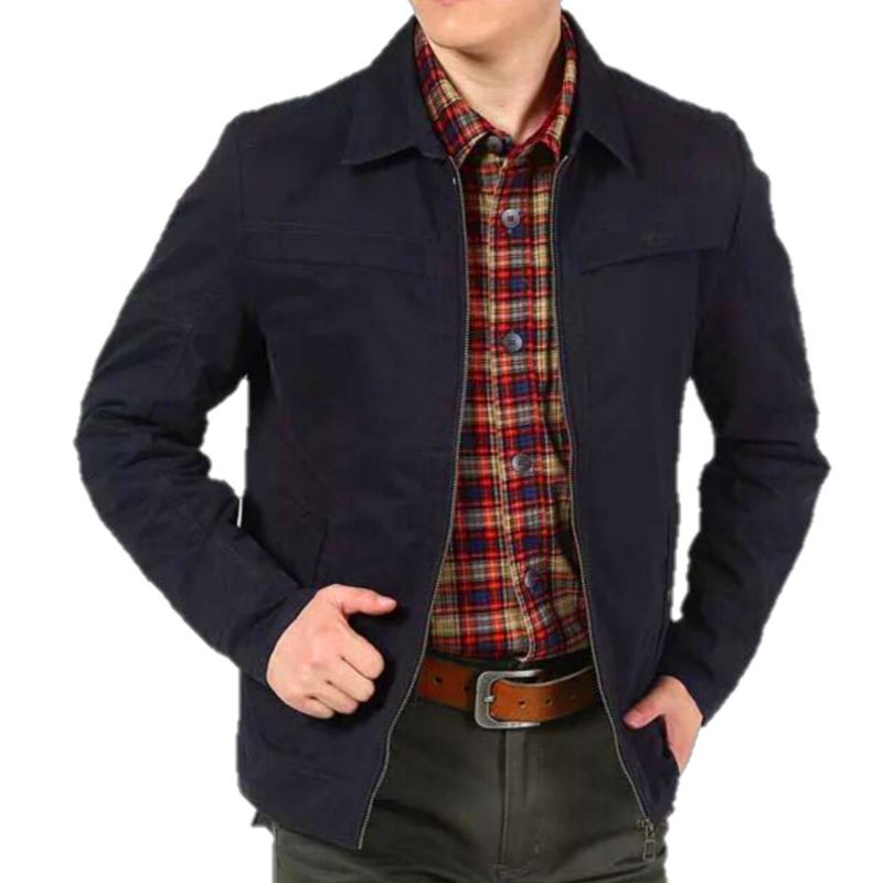 jaket pormal pria katun import