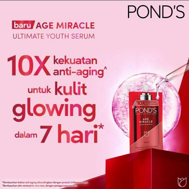 Ponds Age Miracle Ultimate Youth Retinol &amp; Niacinamide Anti Aging Serum ~ Original 100%