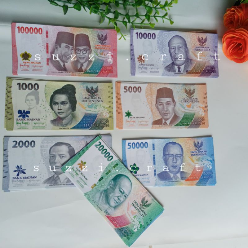 GROSIR uang mainan 80 lembar