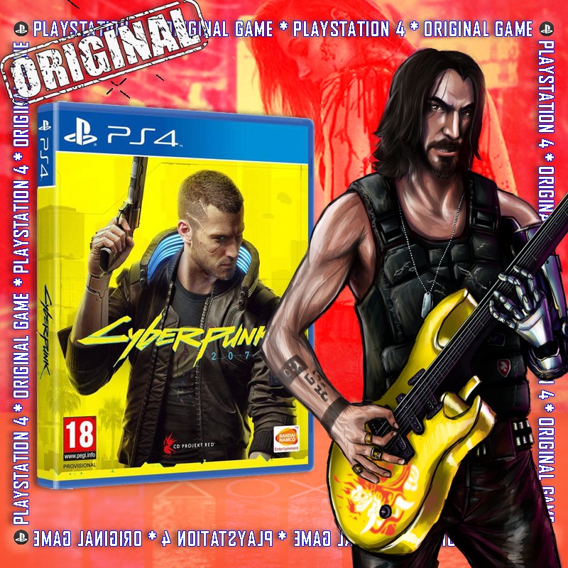 Cyberpunk 2077 Kaset PS 4 BD PS4 Game Playstation 4 Original Games