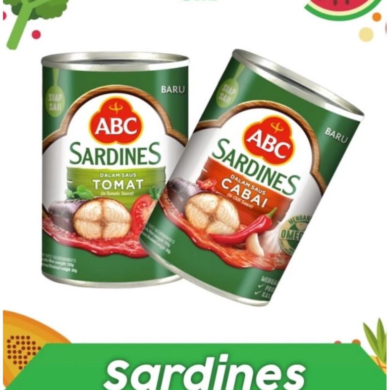 

ABC Sardines Cabai 155Gr