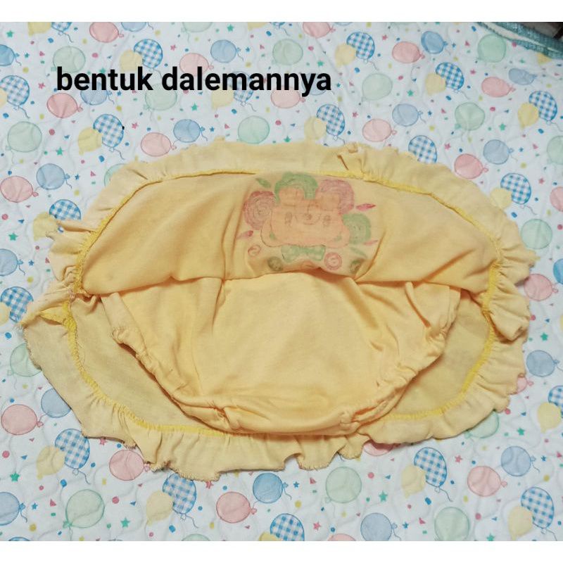 Celana rok bayi sablon isi 3pcs | Celana dalam rok bayi umur 6 - 18 bln