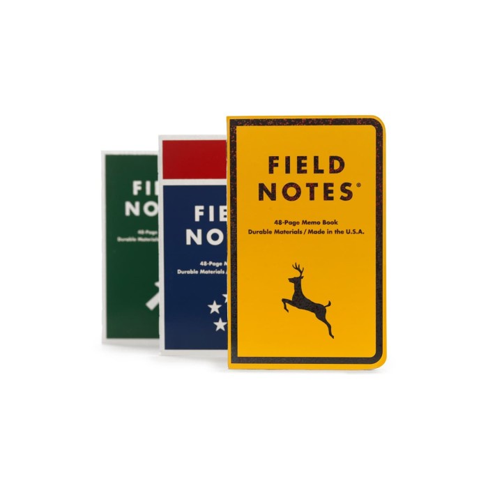 

Note Notebook Field Notes Mile Marker 3 Pack Dot Graph Paper Stationeries