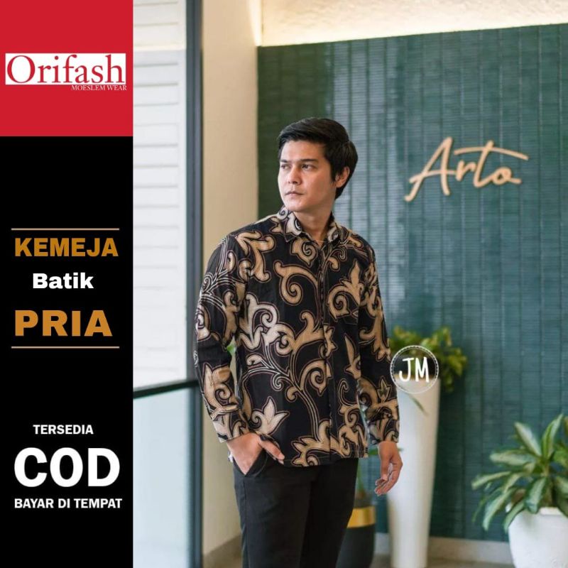 Baju Batik Pria Gus Azmi Syubbanul Muslimin Batik Katun Halus Hadroh Azzahir Hilwa kemeja batik pria