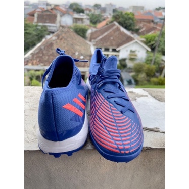 SEPATU FUTSAL ADIDAS PREDATOR EDGE .3 LOW BLUE TURF