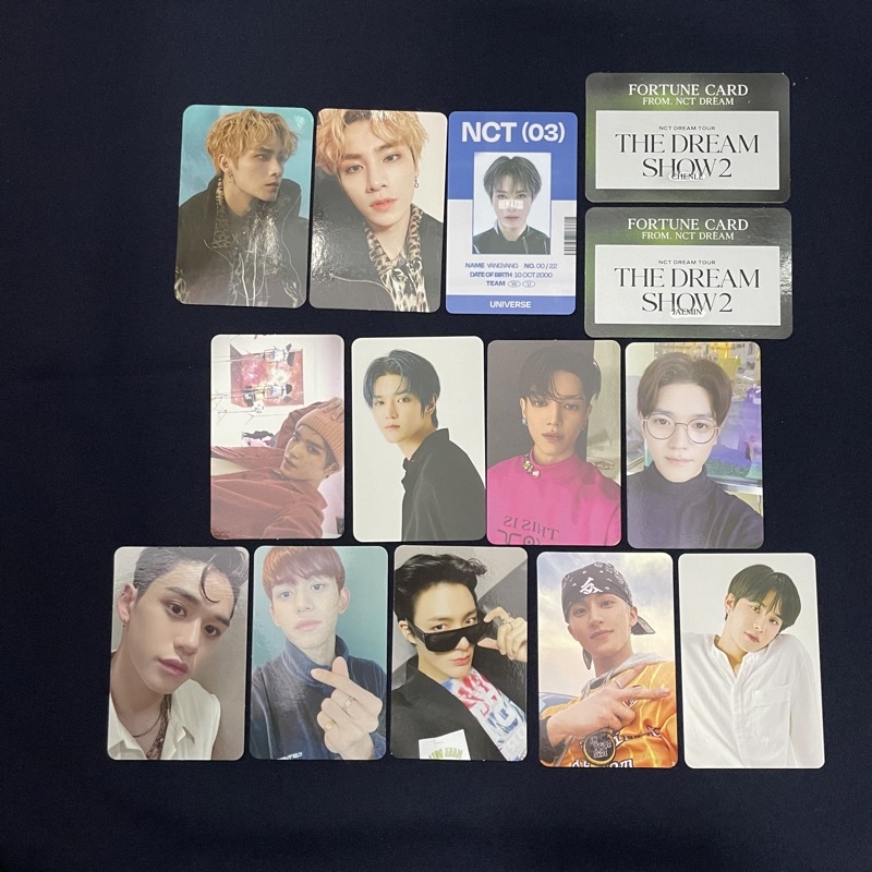 pc photocard lucas taeyong mark xiaojun yangyang sticker sticky ar dream empathy ID card universe id