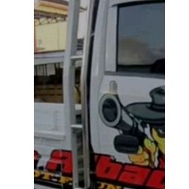 tangga stenlis isuzu traga