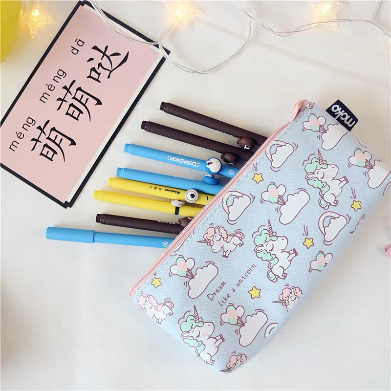 TEMPAT PENSIL MOTIF UNICORN UNTUK ANAK PEREMPUAN / UNICORN PENCIL CASE / KOTAK PENSIL BENTUK UNICORN / KOTAK PENSIL ANAK TAHAN AIR TAHAN KOTOR / TEMPAT PENSIL ANAK LUCU WARNA WARNI / PASTEL ORGANIZER / KOTAK PENSIL KAPASITAS BESAR SERBAGUNA / KUDA PONI KU