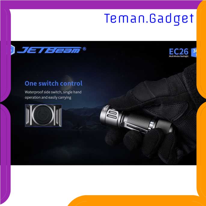 TG-SNT JETBeam Senter LED Mini 4  XP-L HI 3600 Lumens - EC26