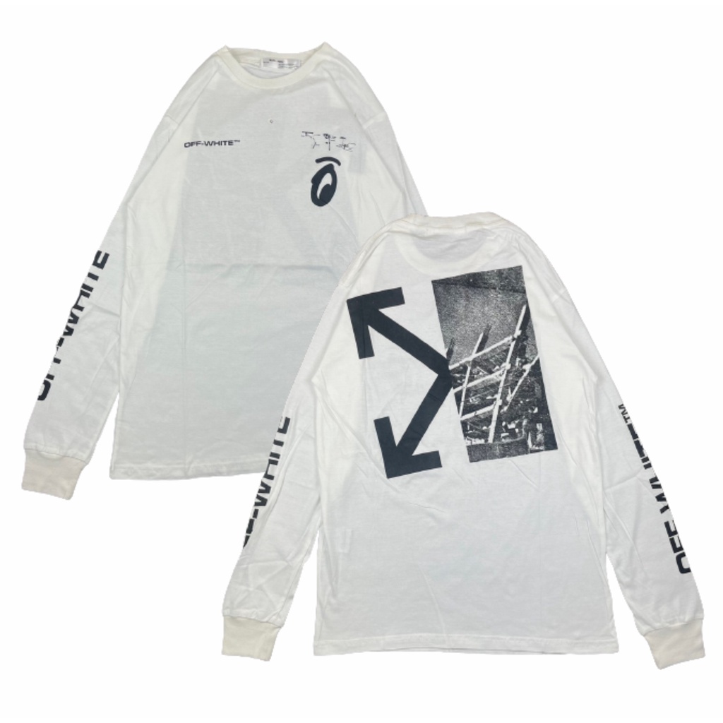 LONG SLEVEE OFF WHITE TSHIRT