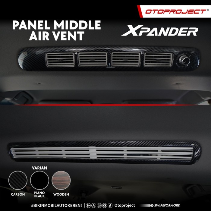 Otoproject Panel middle air vent ac row 2 New Xpander 2021-2022