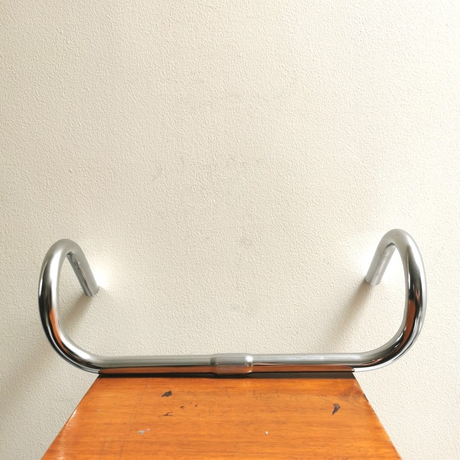 Stang sepeda balap steel HandleBar Sepeda Roadbike Balap besi standar 25.4