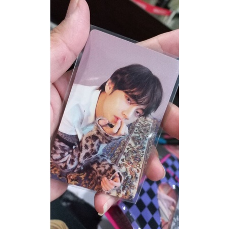 PHOTOCARD PC TEAR O TAEHYUNG SUGA MAUNG BASKIN ROBINS BTS