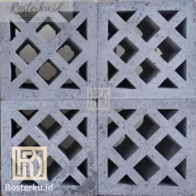 Roster beton minimalis/loster