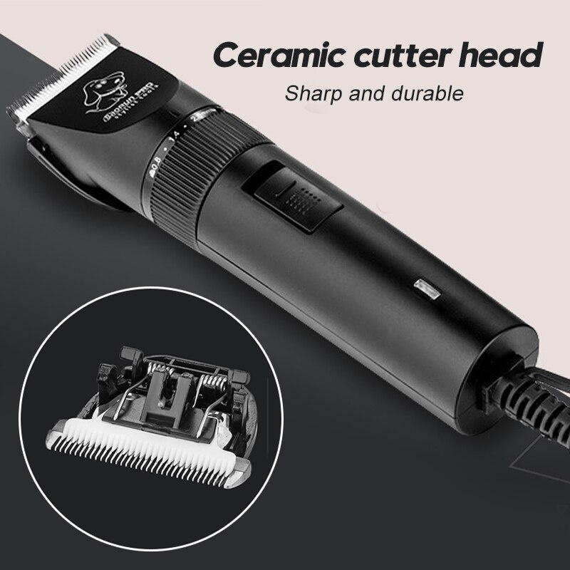 Alat Cukur Bulu Rambut Binatang Elektrik / Pet Hair Clipper Grooming BaoRun