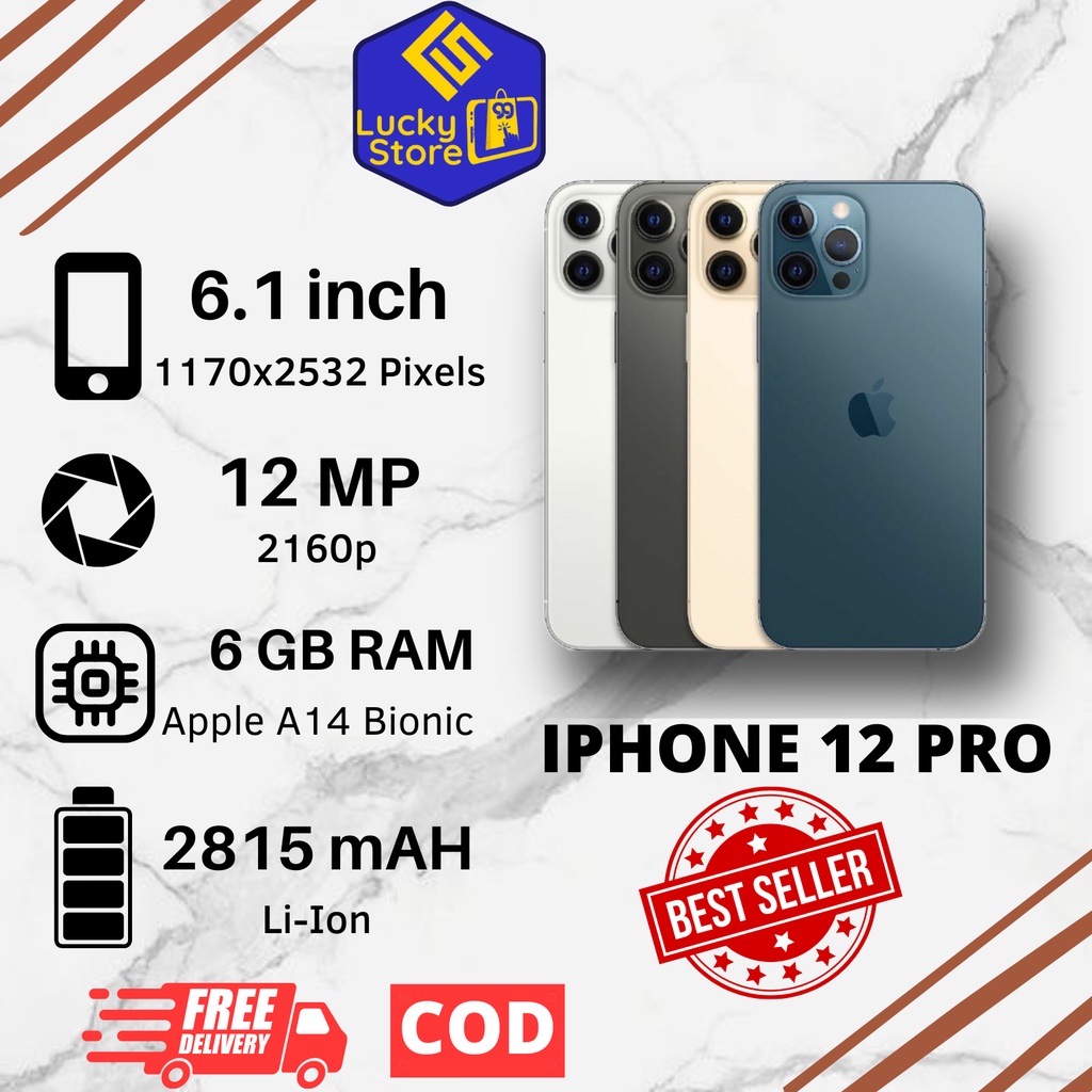 iPhone 12 Pro 128GB/256GB/512GB Second Ex Inter Like New