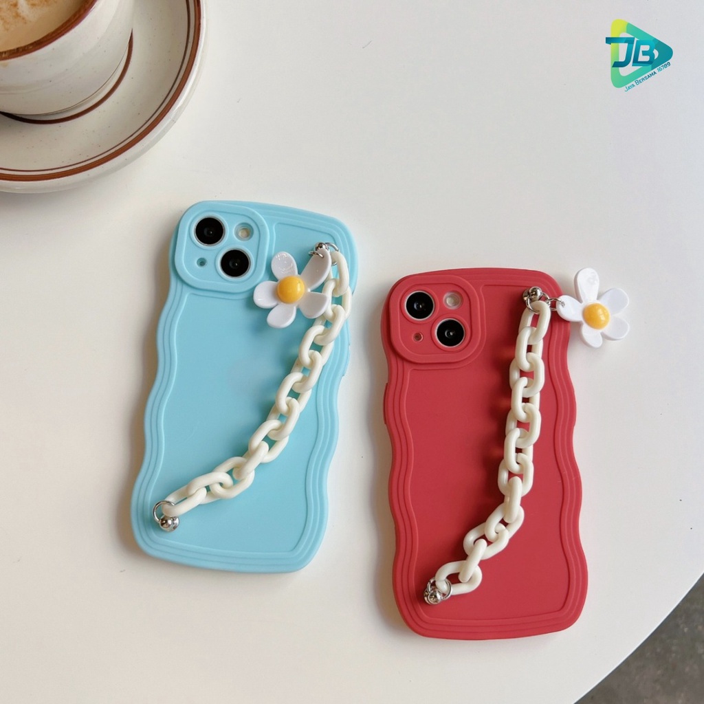 SOFTCASE WAVY WAVE GELOMBANG WARNA RANTAI FOR OPPO A3S A1K A5S A7 A11K A12 A15  A16 A55 5G A17 A17K A31 A8 A52 A92 A53 A33 A9 A5 2020 A37 NEO 9 A39 A57 LAMA A57 2022 A77S JB6585