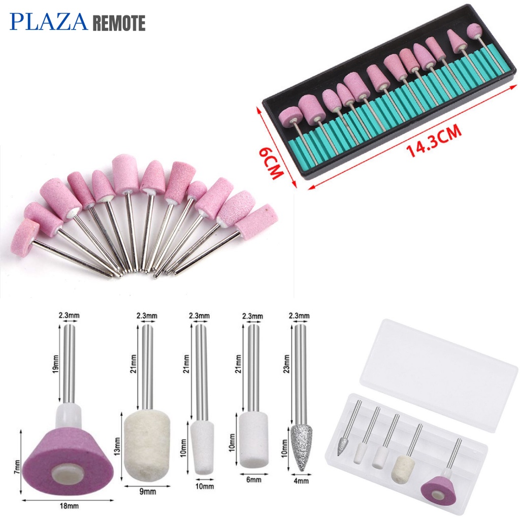 BATU KIKIR KUKU AMPLAS GRAFIR PEDICURE 6MM SET 5 / 12PC