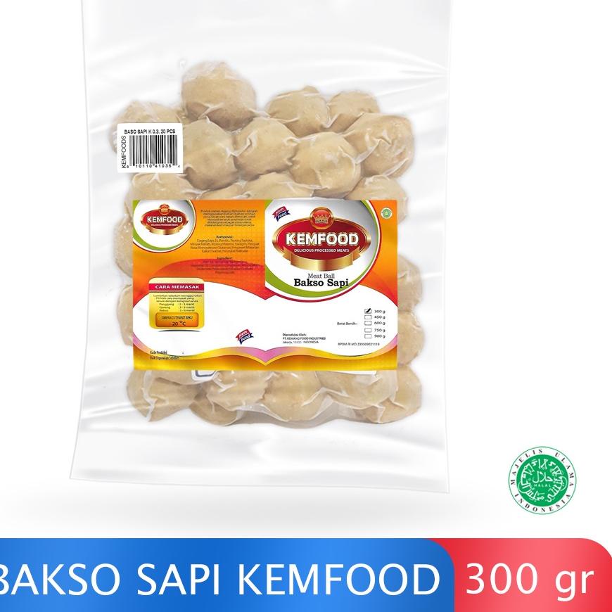 

BISA ✨COD✨ Kemfood Bakso Sapi 300gr grosir