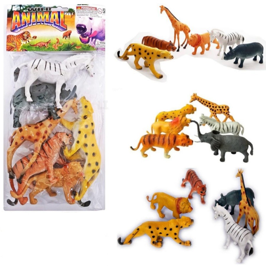 MAINAN HEWAN KARET WILD ANIMAL