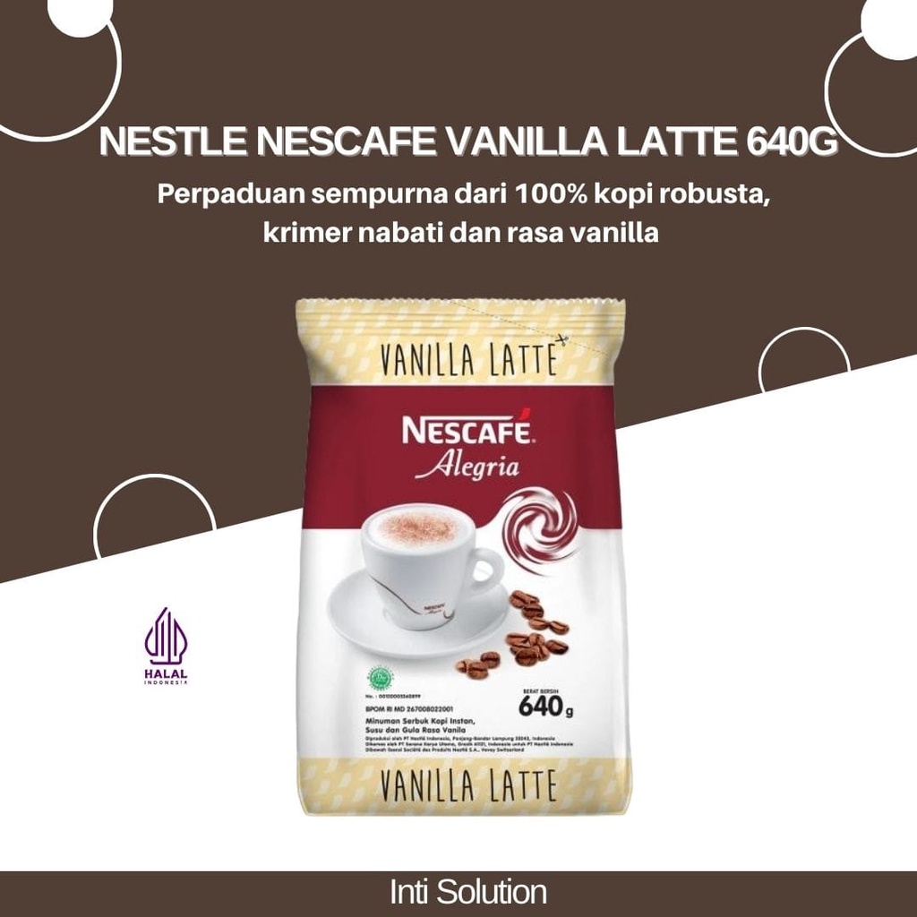 

NESTLE NESCAFE VANILLA LATTE 640 g