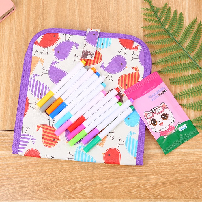 

Terlaris ✨ -Erasable Book Set with 12 Pens / Buku Gambar Bisa Hapus B0025 - Ungu Ayam- 2.1.23