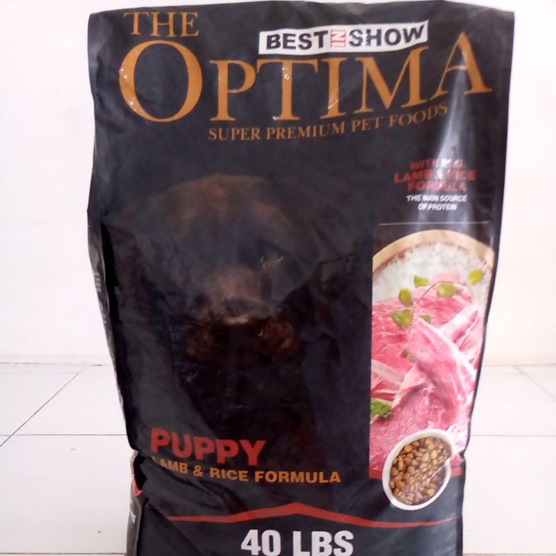 Optima Puppy Lamb & Rice 18kg - Dog food Makanan Anjing puppy  GRAB GOJEK
