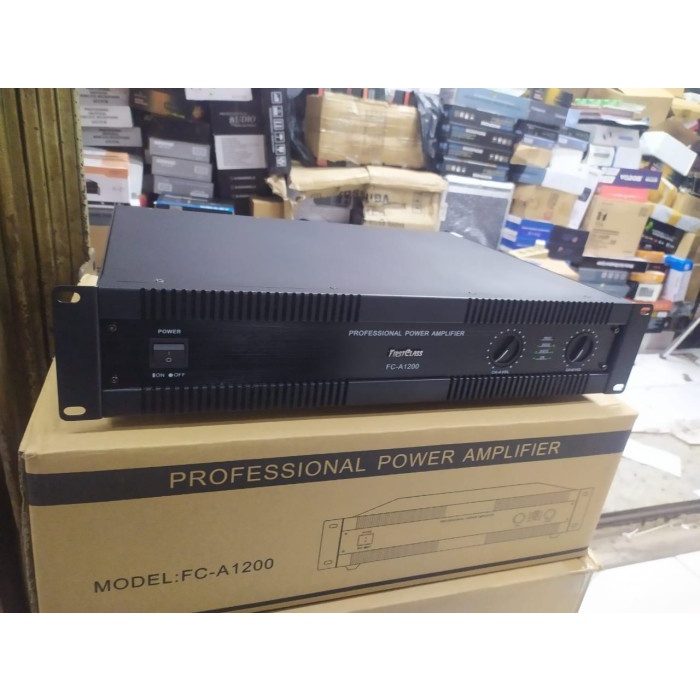 PROFESSIONAL POWER AMPLIFIER FC-A1200 FIRSTCLASS FCA1200|FCA 1200