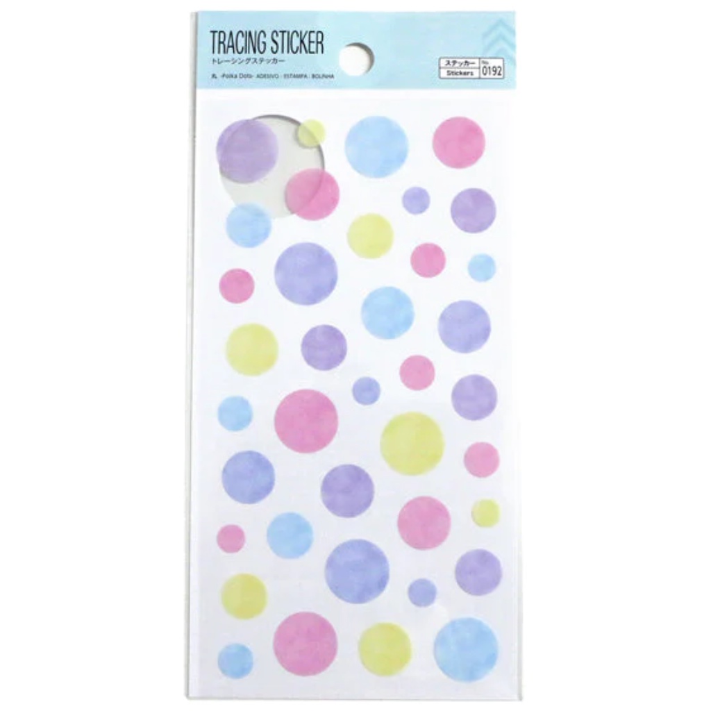 

Tracing Sticker Polka Dots