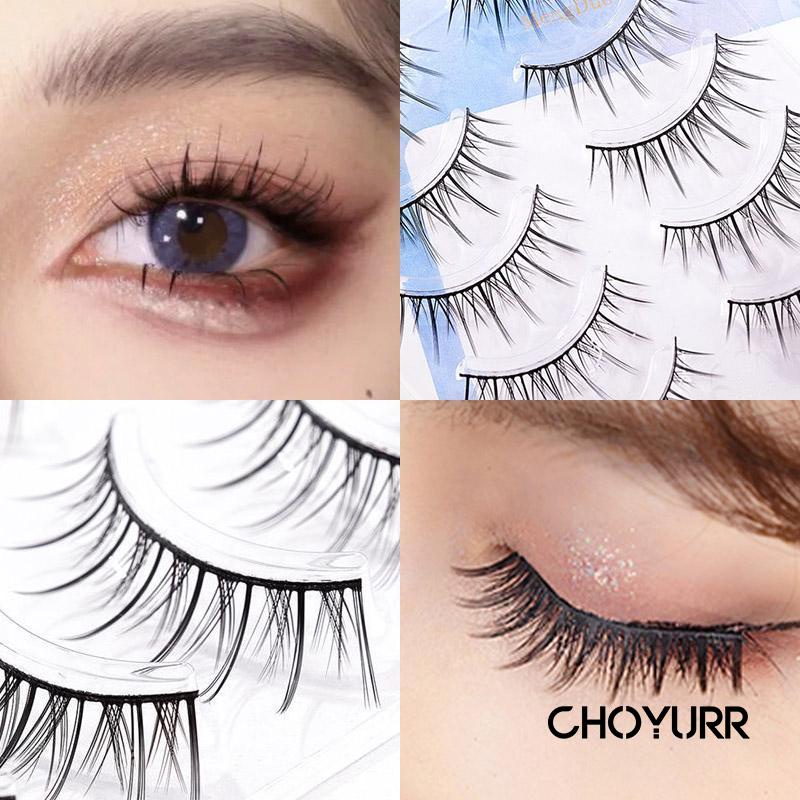 【COD】5 pasang Premium Fairy Eyelashes / Douyin Eyelashes / Natural Japan Eyelash / Lembut Extension Lashes Makeup Tools Murah Import-CH-CH