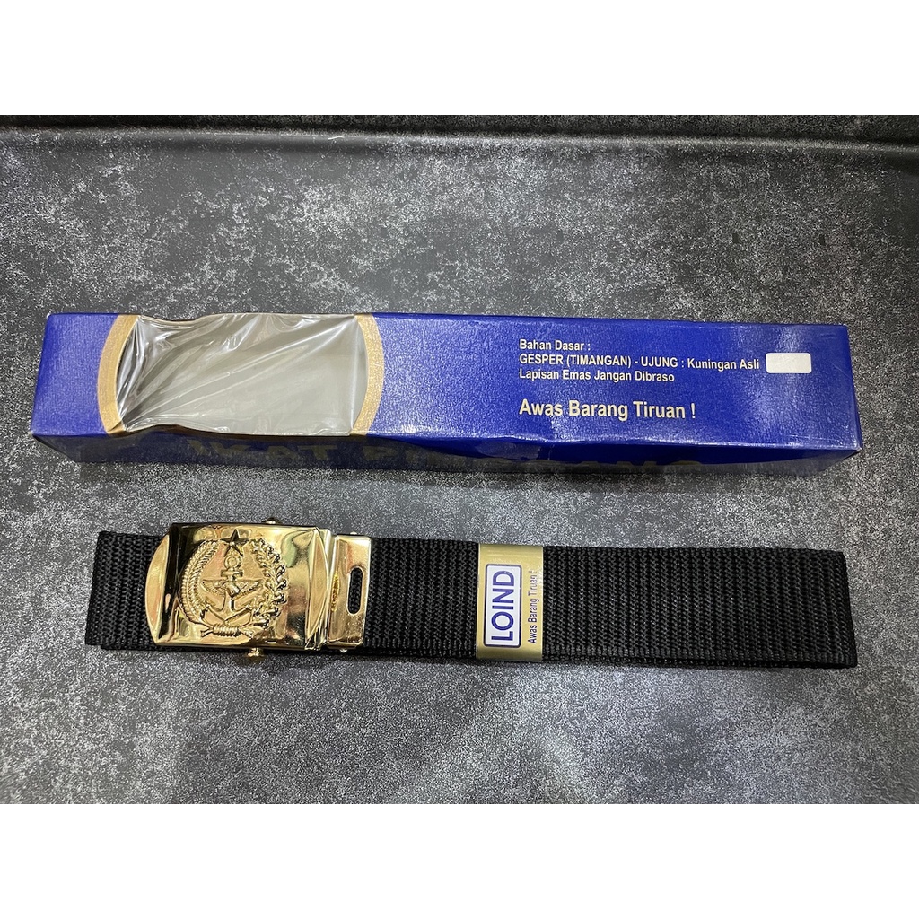 Sabuk Mabes TNI Loind Polos - Sabuk Loind TNI - Sabuk Loind Mabes TNI