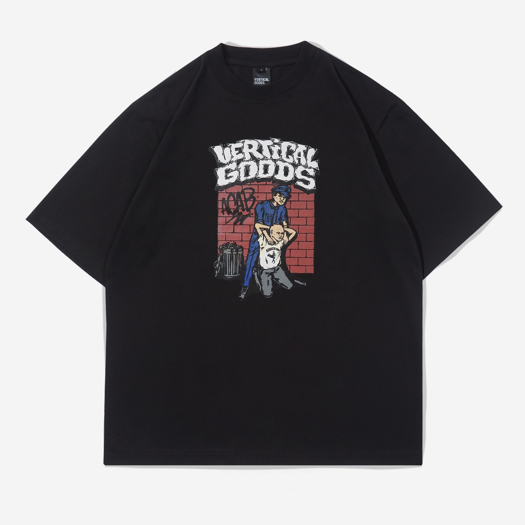 Verticalgoods | T-shirt Kaos Oversize | STIGMA Hitam (V2) Baju Kaos