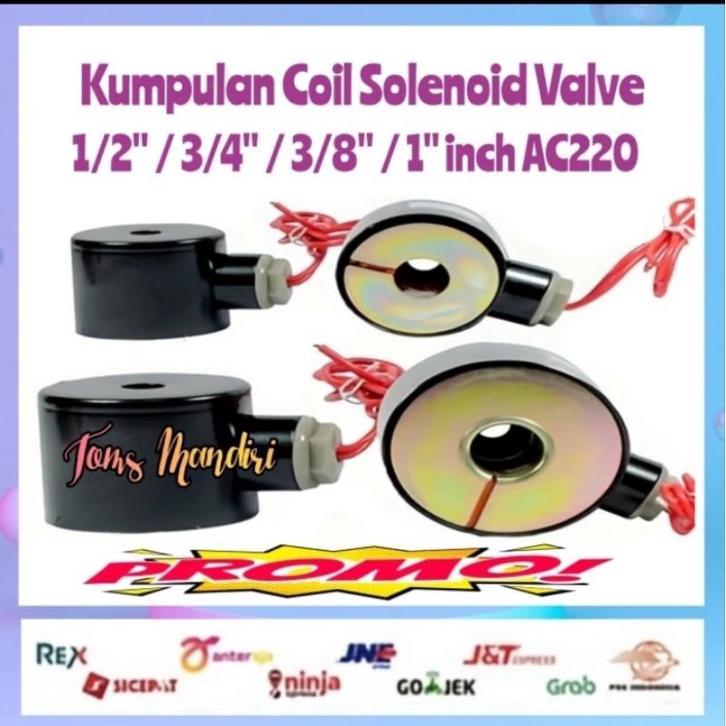 Coil Solenoid 1 Inch 1/2 Inch 3/4 Inch 3/8 Inch