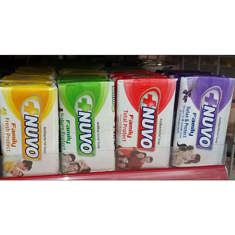 NUVO Sabun Batang 76gr / Sabun NUVO batang 76gr / Sabun NUVO batangan / Sabun batangan / Sabun Antis