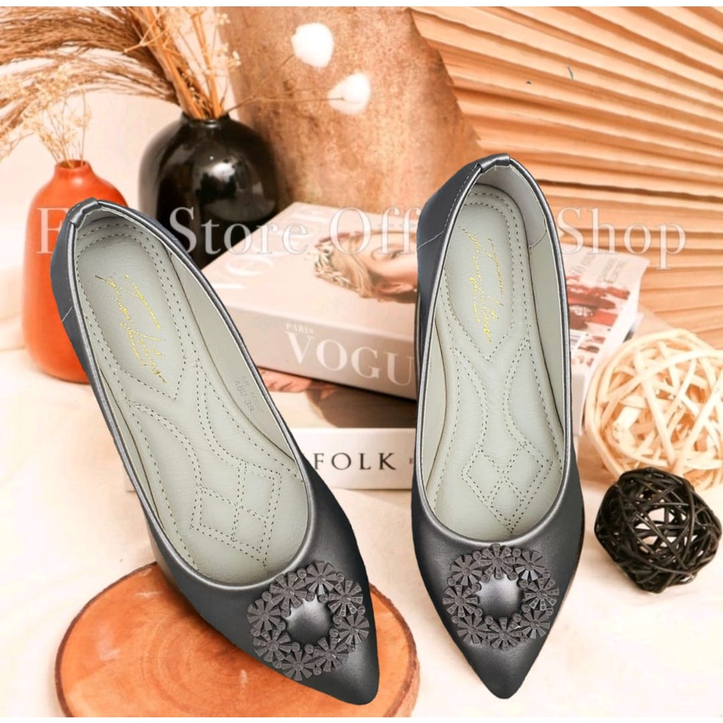 FIOR LOTUS Ballevina Pointed Toe Ballet Flat AR 15 - Fior Store