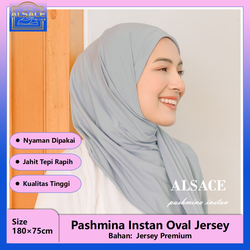 Pashmina Instan Oval Jersey  Hijab Instan  Pashmina Instan  Pashmina Jersey  Pashmina Instan Jersey 