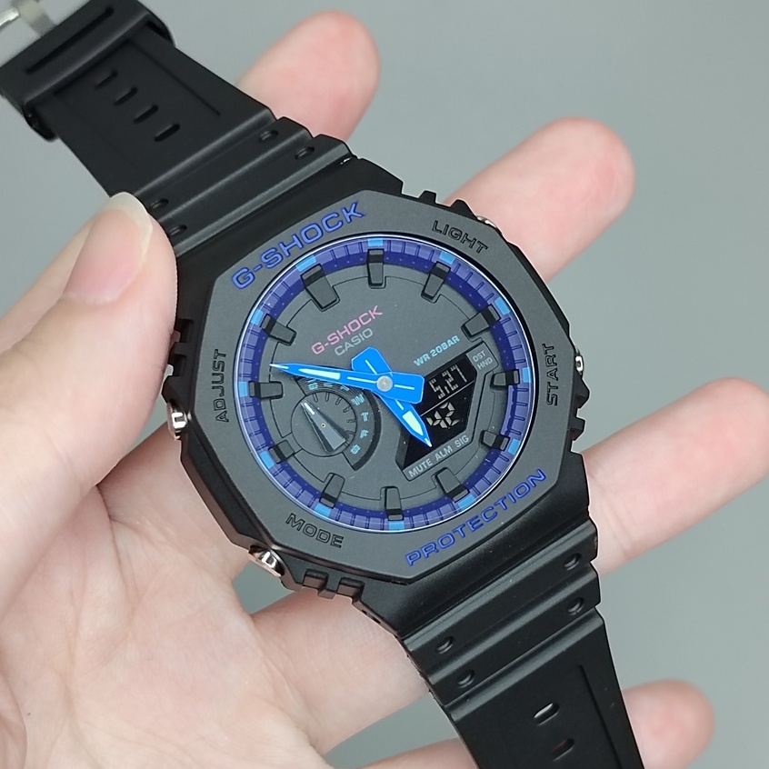 Casio G-Shock Special Color Virtual Blue GA-2100VB-1A Series