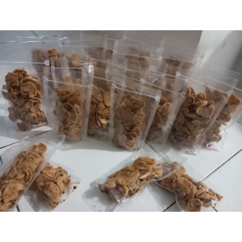

*EmutRasaSnack* BASRENG DAUN JERUK SAMBAL IJO 100GR, 250GR, 500GR