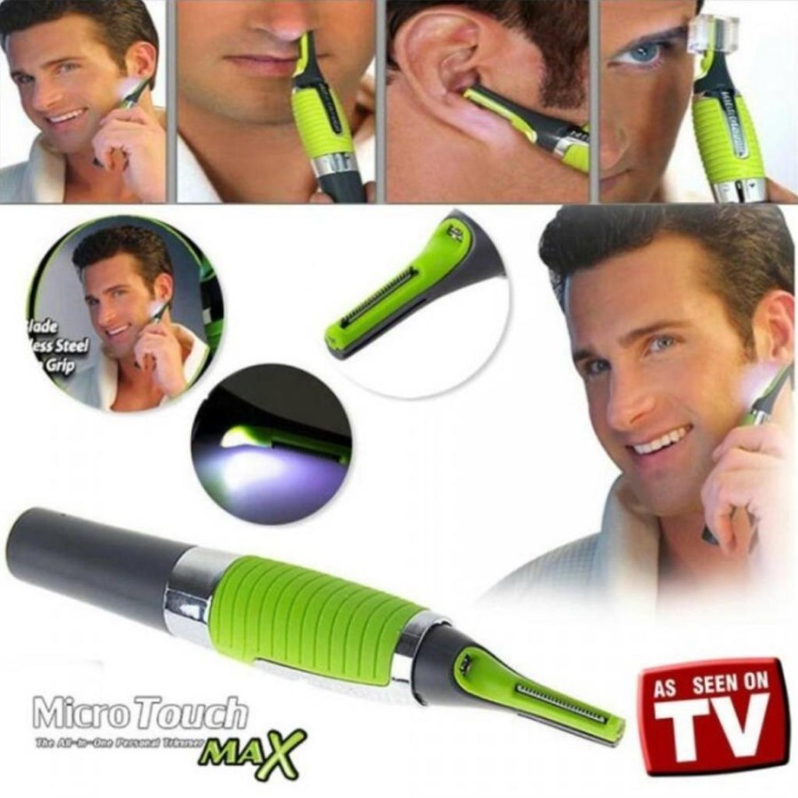 micro touch max hair trimmer cukuran rambut cukuran kumis cukuran alis