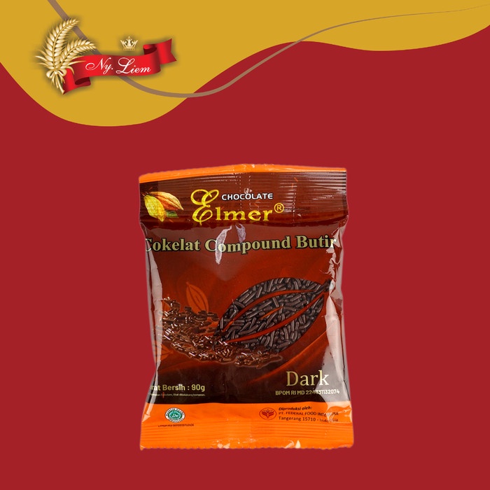 

ELMER Dark Choco Rice / Meises / Meses Cokelat SACHET 90 gram