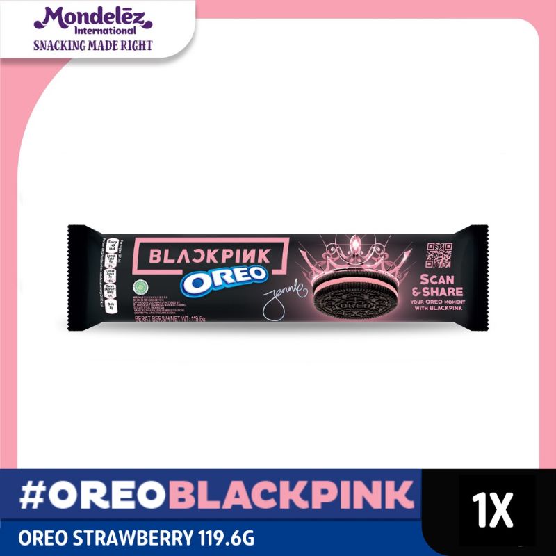 

Oreo Blackpink Strawberry Cream 119.6g [Lemited Edition]