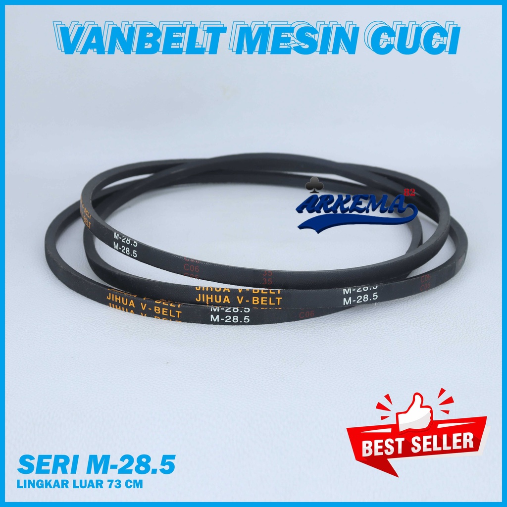 VAN BELT MESIN CUCI SERI DESIMAL MULTI / V BELT / FAN BELT / PAMBEL / FANBELT / VAN BELT / TALI BELT / V BELT