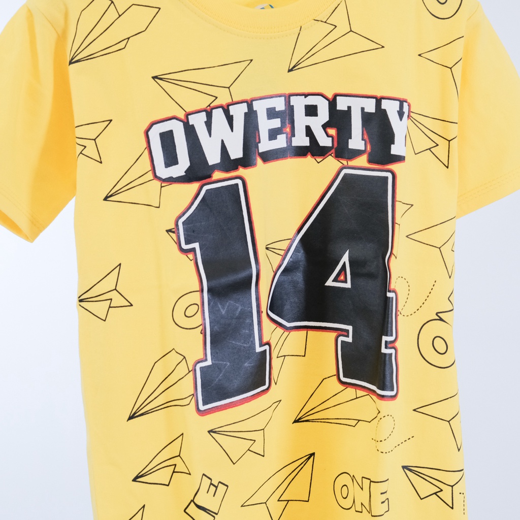 Kaos Anak Distro Qwerty 14 Kenari 1-10 Tahun