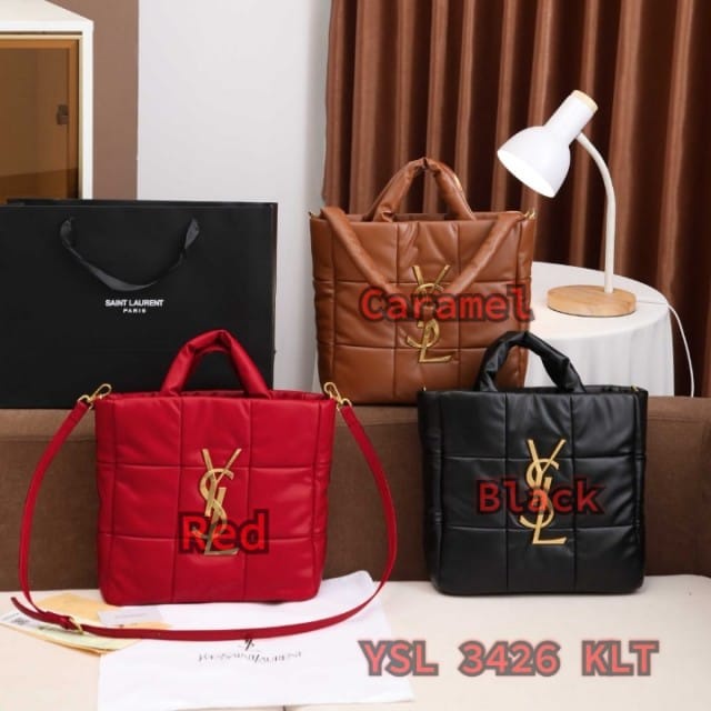 Tas Tote Handbag &amp; Soulder Bag YSL 3426 KLT Semi Premium