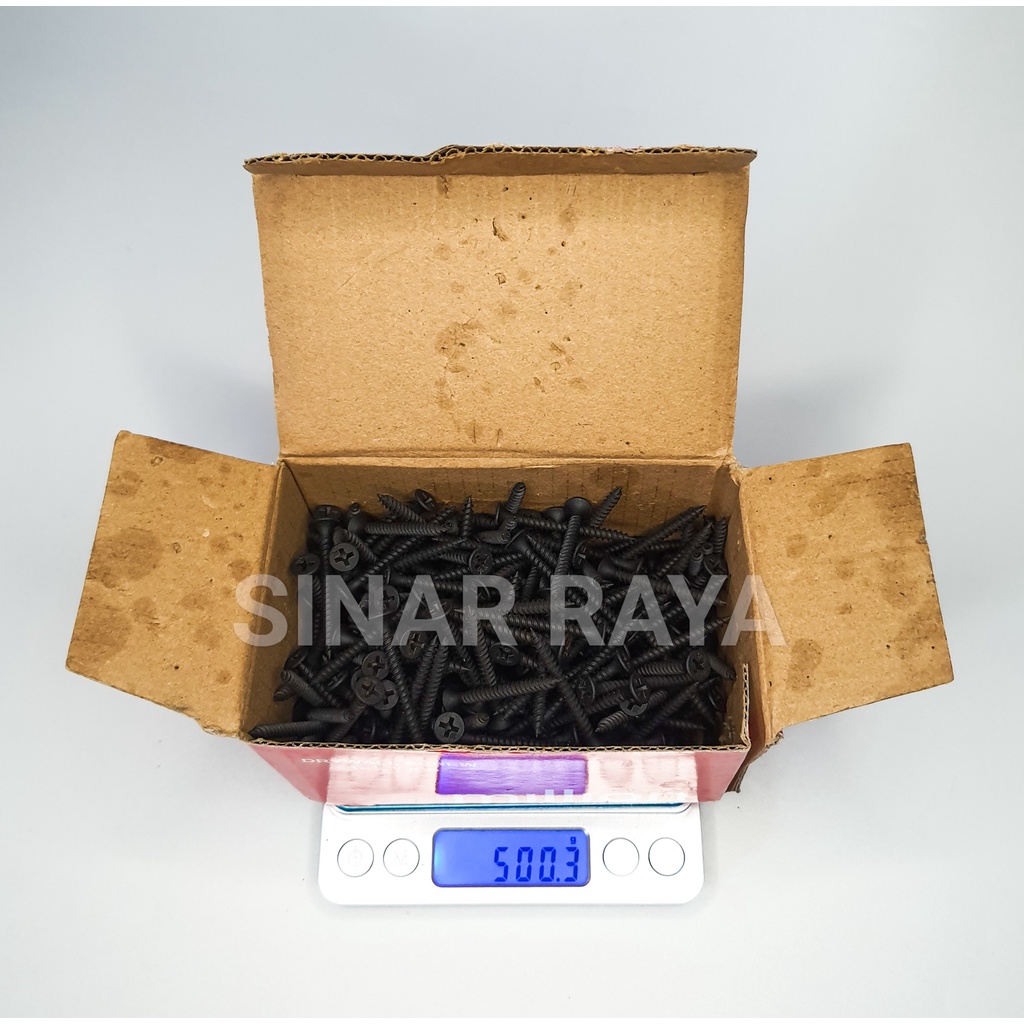 Skrup gypsum 4 cm isi 0,5 kg / Sekrup gypsum 4cm / Skrup Baja ringan 1 1/2"