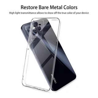 TEBAL!! Softcase SIMPLE Bening TPU Realme 10 10(5G) 10Pro 10Pro+ 9Pro+ 9Pro 9i 9 8 8i 8Pro 8 5G 7 7i 7Pro 6 Pro Silicone Clear Heavy Case Soft Thick HD Casing Camera Glossy Murah Tapi Bagus Putih Transparant Transparent Kondom Karet Plastik ORI 4G Plus i