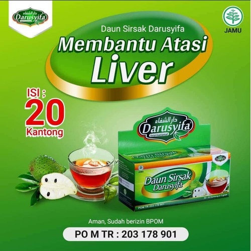 

Teh Celup Daun Sirsak Darusyifa Herbal Kanker Tumor