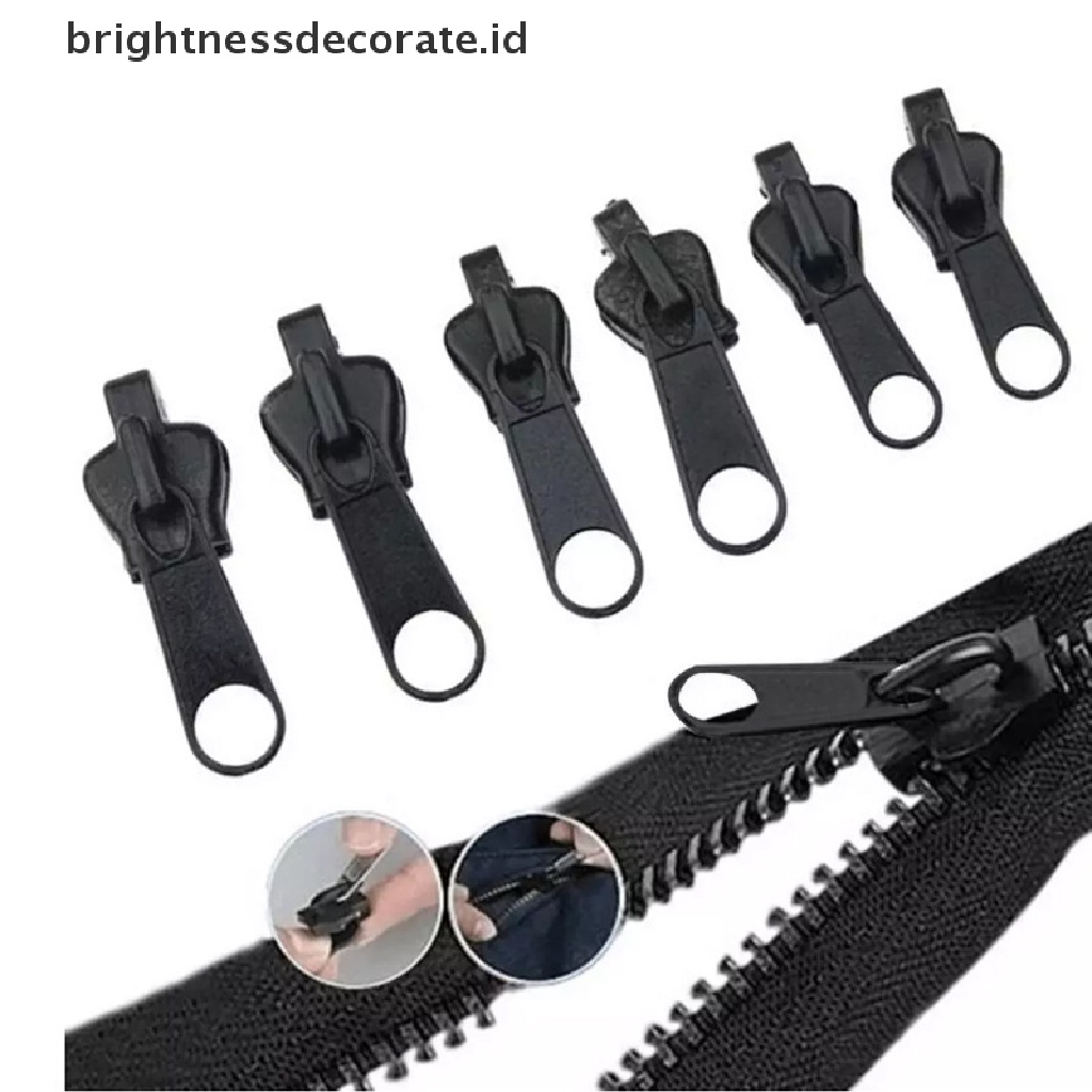 [Birth] 6pcs Zipper Repair Kit Universal Instant Zipper Repair Pengganti Zipper [ID]